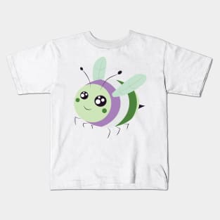 Genderqueer Pride Bee Kids T-Shirt